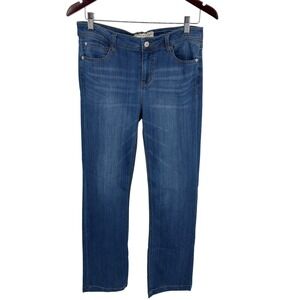 Altar'd State Straight Leg Jeans 30/11 Blue Medium Wash Boho Western Y2K